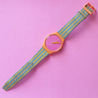 Vintage Swatch OMBRELLONE GO100 Ladies Watch | Colorful Swatch Watch