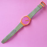 Vintage Swatch OMBRELLONE GO100 Ladies Watch | Colorful Swatch Watch