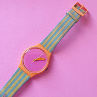 Vintage Swatch OMBRELLONE GO100 Ladies Watch | Colorful Swatch Watch