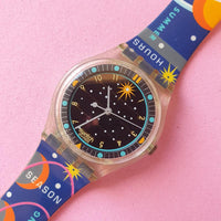 Vintage Swatch PLANETARIUM SRG100 Ladies Watch | RARE 90s Solar Swatch