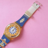Vintage Swatch BLUE ANCHORAGE GK140 Ladies Watch | Retro Swatch Watch