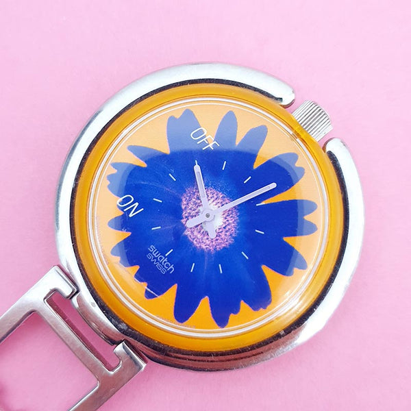 Vintage Swatch Pop FLOWER POWER PUJ101 Watch for Women | 90s Alarm Clock