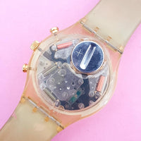 Vintage Swatch Chronograph RIDING STAR SCK102 Watch for Women | Rare 90s Swatch
