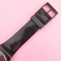 Vintage Swatch BLACK REBEL SUOB702 Watch for Women | Full Black Swatch