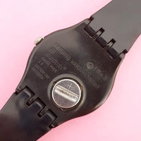 Vintage Swatch BLACK REBEL SUOB702 Watch for Women | Full Black Swatch