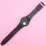 Vintage Swatch BLACK REBEL SUOB702 Watch for Women | Full Black Swatch