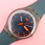 Vintage Swatch PETROL REBEL SUOG701 Watch for Women | Date Gent Swatch