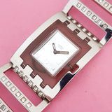 Vintage Swatch Irony Square BRILLIANT BANGLE SUBM103G Women's Watch | Swiss Quartz Watch