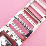 Vintage Swatch Irony Square BRILLIANT BANGLE SUBM103G Women's Watch | Swiss Quartz Watch