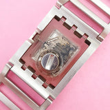 Vintage Swatch Irony Square BRILLIANT BANGLE SUBM103G Women's Watch | Swiss Quartz Watch