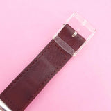 Vintage Swatch Irony SOMMELIER YGS707 Women's Watch | Cool Burgundy Swatch