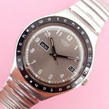 Swatch MAHAGANY SOLID YGS717G Watch for Her | Vintage Swatch Irony