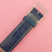 Swatch BLUE LACQUER GK713 Watch for Her | Vintage Swatch Gent