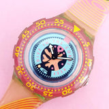 Swatch CHERRY DROPS SDG102 Watch for Her | Vintage Swatch Scuba