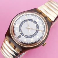 Swatch GROSSER NOUGAT GM710 Watch for Her | Vintage Swatch Gent