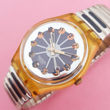 Swatch BLUE SEGMENT GK148 Watch for Her | Vintage Swatch Gent