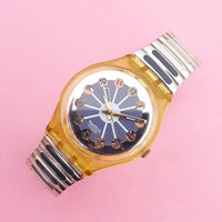 Swatch BLUE SEGMENT GK148 Watch for Her | Vintage Swatch Gent