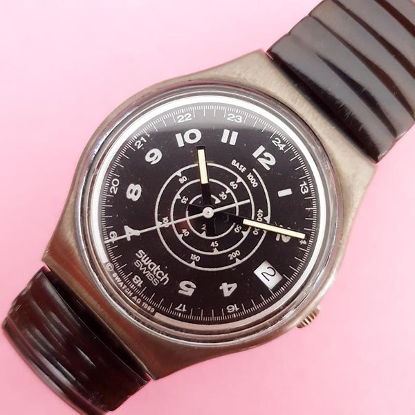Swatch STEEL FEATHERS GX406 Watch for Her | Vintage Swatch Gent