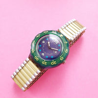 Swatch Scuba BLUE MOON SDN100 Women's Watch | 90s Scuba Swatch