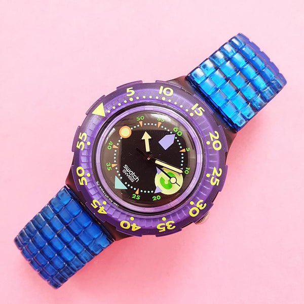 Girls' Disney Finding Dory Nemo And Dory Plastic Time Teacher Watch -  Purple : Target