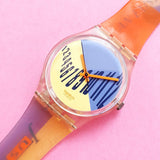 Swatch TYPE SETTER GK131 Women's Watch | Colorful 90s Swatch