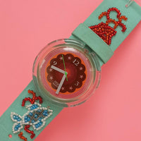 Vintage Swatch Pop SOUPE DE POISSON PWZ106 Watch for Her | 90s Pop Swatch
