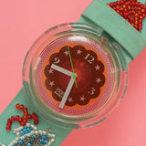 Vintage Swatch Pop SOUPE DE POISSON PWZ106 Watch for Her | 90s Pop Swatch