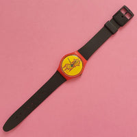 Vintage Swatch DOTCHAIR GR115 Watch for Her | Cool 90s Swatch Watch