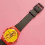 Vintage Swatch DOTCHAIR GR115 Watch for Her | Cool 90s Swatch Watch