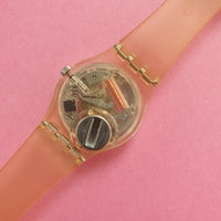 Vintage Swatch Lady LITTLE JELLY LK103 Watch for Her | 80s Skeleton Swatch