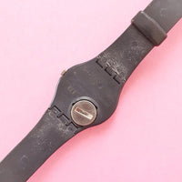 Vintage Swatch INC. GA103 Women's Watch | 80s Black Swatch for Women