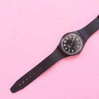 Vintage Swatch NERO GB722 Women's Watch | 90s Classic Day & Date Swatch