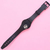 Vintage Swatch NERO GB722 Women's Watch | 90s Classic Day & Date Swatch