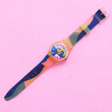 Vintage Swatch BEACH VOLLEY GK153 Women's Watch | Colorful Swatch