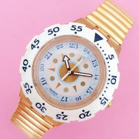 Vintage Swatch Scuba CREME DE LA CREME SDK126 Women's Watch | Elegant 90s Scuba