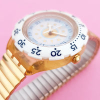 Vintage Swatch Scuba CREME DE LA CREME SDK126 Women's Watch | Elegant 90s Scuba