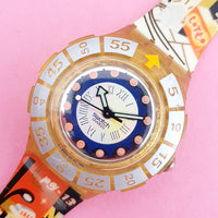 Vintage Swatch Scuba SPARK VESSEL S SDK117 Women's Watch | 90s Swatch Scuba