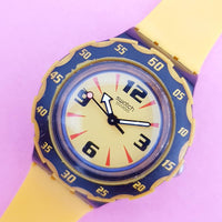 Vintage Swatch GOODWILL GAMES NY SHB101 Women's Watch | Cool 90s Scuba