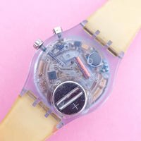Vintage Swatch GIVE A DOG THE BONE GS900 Watch for Her | Retro Swatch Watch
