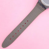 Vintage Swatch SILVER CIRCLE GA105 Watch for Her | Rare 80s Swatch