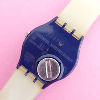 Vintage Swatch SILVER PATCH GN132 Watch for Her | 90s Colorful Swatch