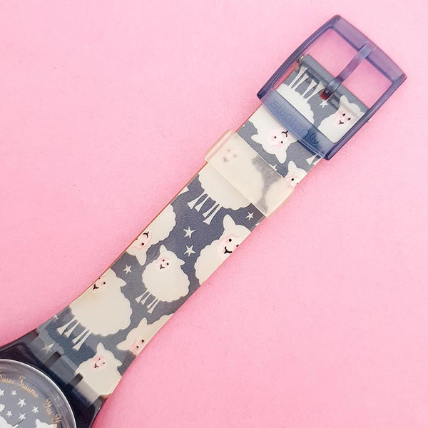 Vintage Swatch BLACK SHEEP GN150 Watch for Her | Cute Ladies 