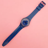 Vintage Swatch UP-WIND GN230 Watch for Her | Classic Blue Swatch