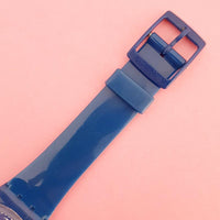 Vintage Swatch UP-WIND GN230 Watch for Her | Classic Blue Swatch