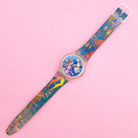 Vintage Swatch ROMEO AND JULIET GN162 Watch for Her | 90s Colorful Swatch