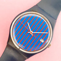 Vintage Swatch BLUE NOTE GI100 / GI400 Watch for Her | 80s Swatch Gent