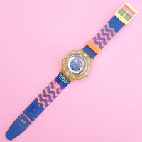 Vintage Swatch Scuba COMING TIDE SDJ100 Watch for Her | Retro Swatch Scuba