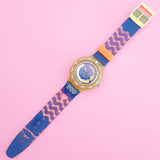 Vintage Swatch Scuba COMING TIDE SDJ100 Watch for Her | Retro Swatch Scuba