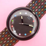 Vintage Swatch Pop RUSH HOUR PWBB109 Watch for Women | Cool 80s Swatch