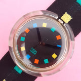 Vintage Swatch Pop SQUARE PARADE PWK171 Watch for Women | 90s Retro Swatch